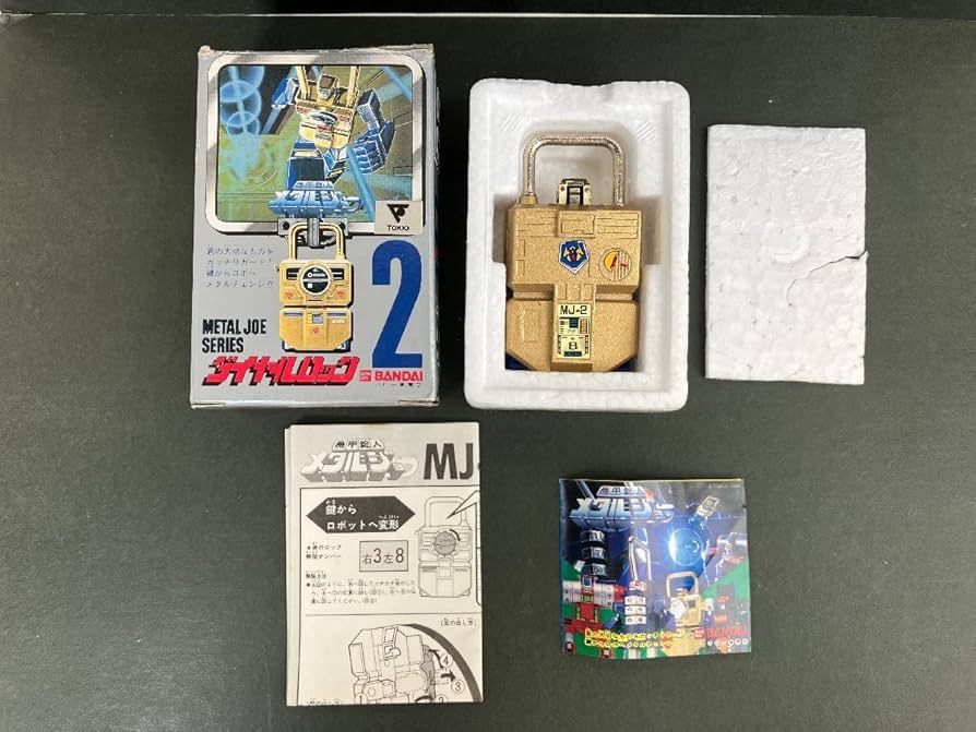 Amazon.co.jp: ほぼ当時物 機甲錠人メタルジョー MJ-02 ダイヤルロック