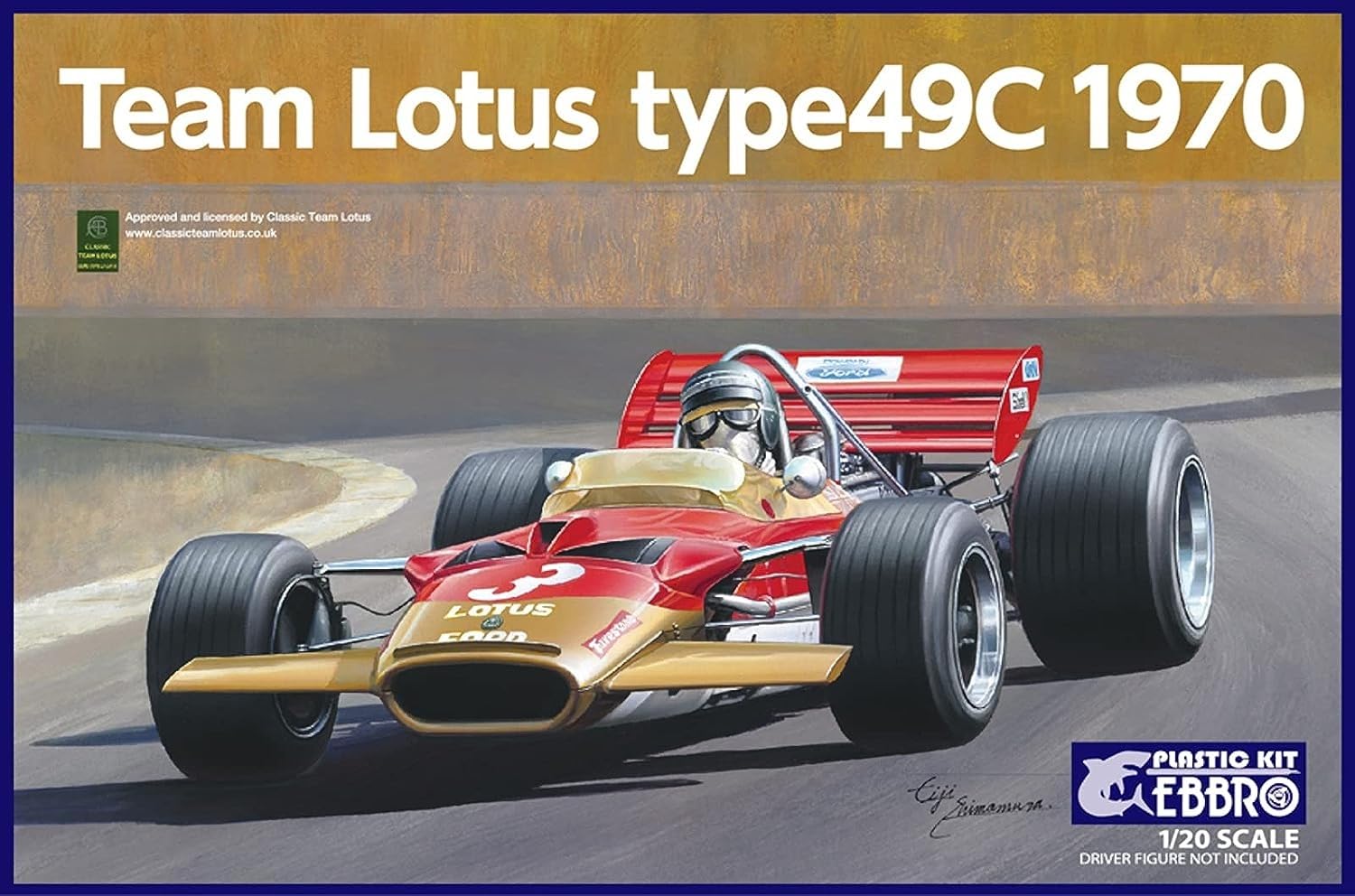 Amazon | エブロ 1/20 チームロータス タイプ 49C 1970 プラモデル