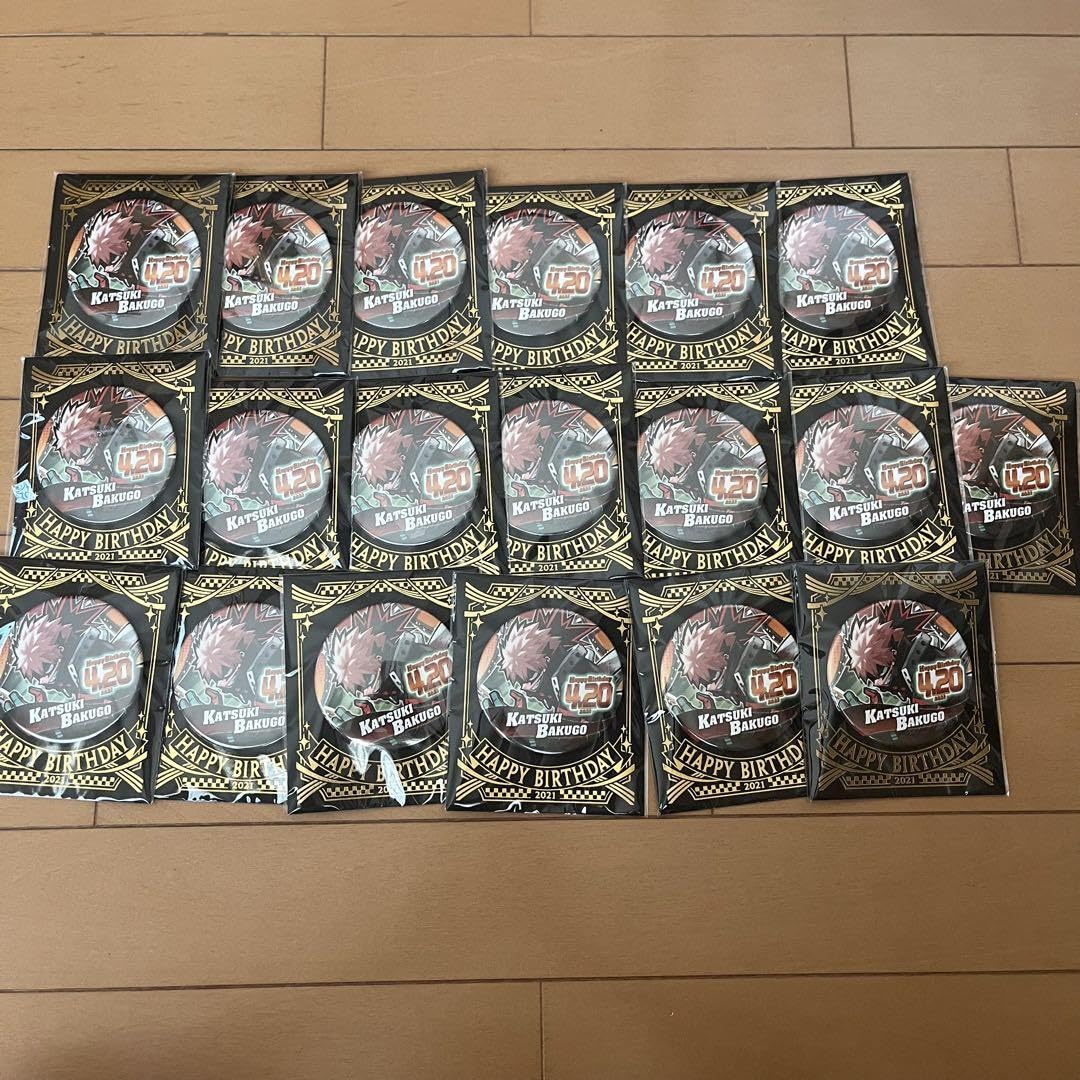 僕のヒーローアカデミア 爆豪勝己 まとめ売り 缶バッジ アクスタ