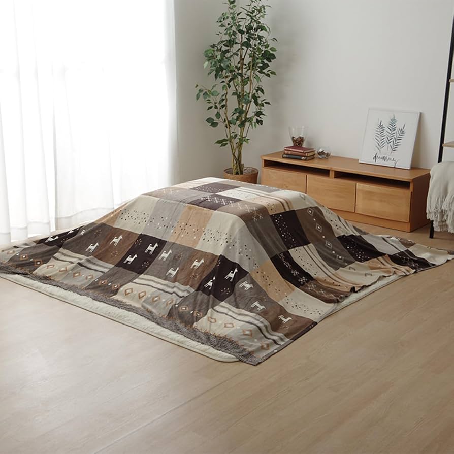 Amazon.co.jp: イケヒコ こたつ掛けふとん 上掛け 長方形 シンシア 約