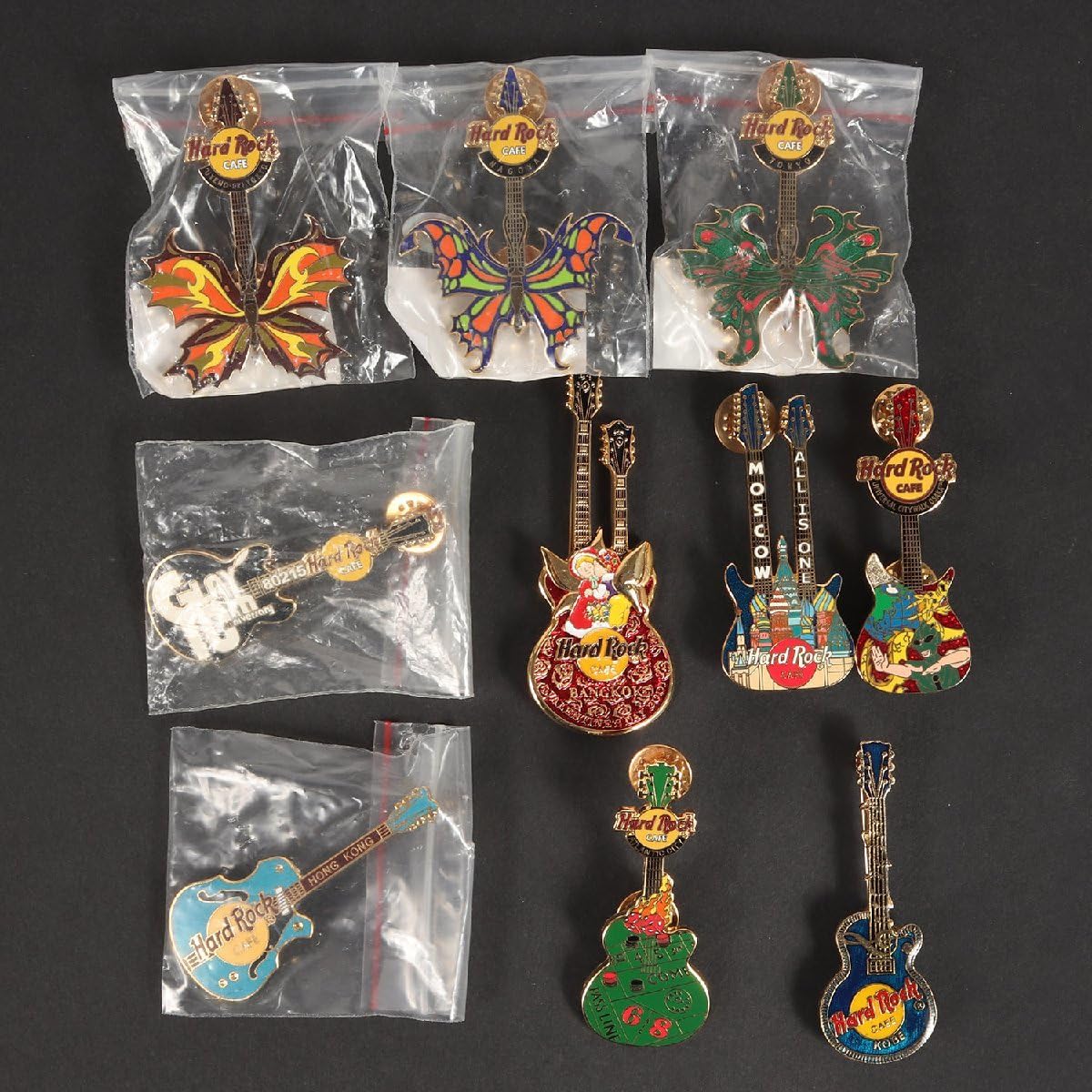 Amazon | ハードロックカフェ ピンバッジ ピンズ ギター 10個 まとめ