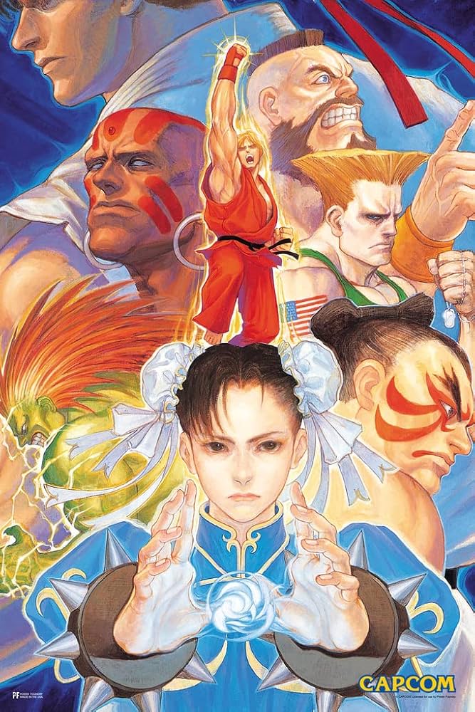 Amazon.co.jp: Street Fighter 2 Group アート カプコン ビデオゲーム