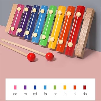 Amazon.co.jp: 木琴楽器 子供に安全なマレット付き木琴木製木琴 : 楽器