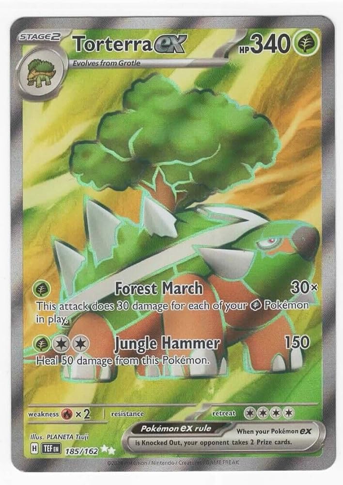 Pokemon – Torterra ex 185/162 - Temporal Forces – Full Art – Ultra