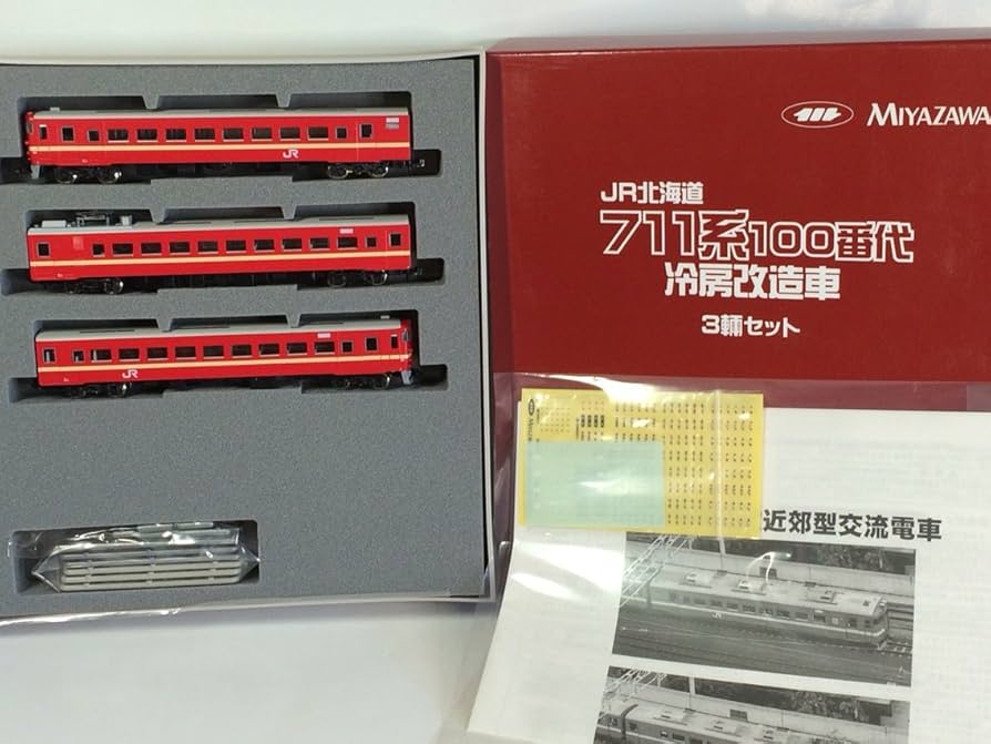 Amazon.co.jp: Nゲージ 宮沢模型 JR北海道 711系100番代 冷房改造車3両