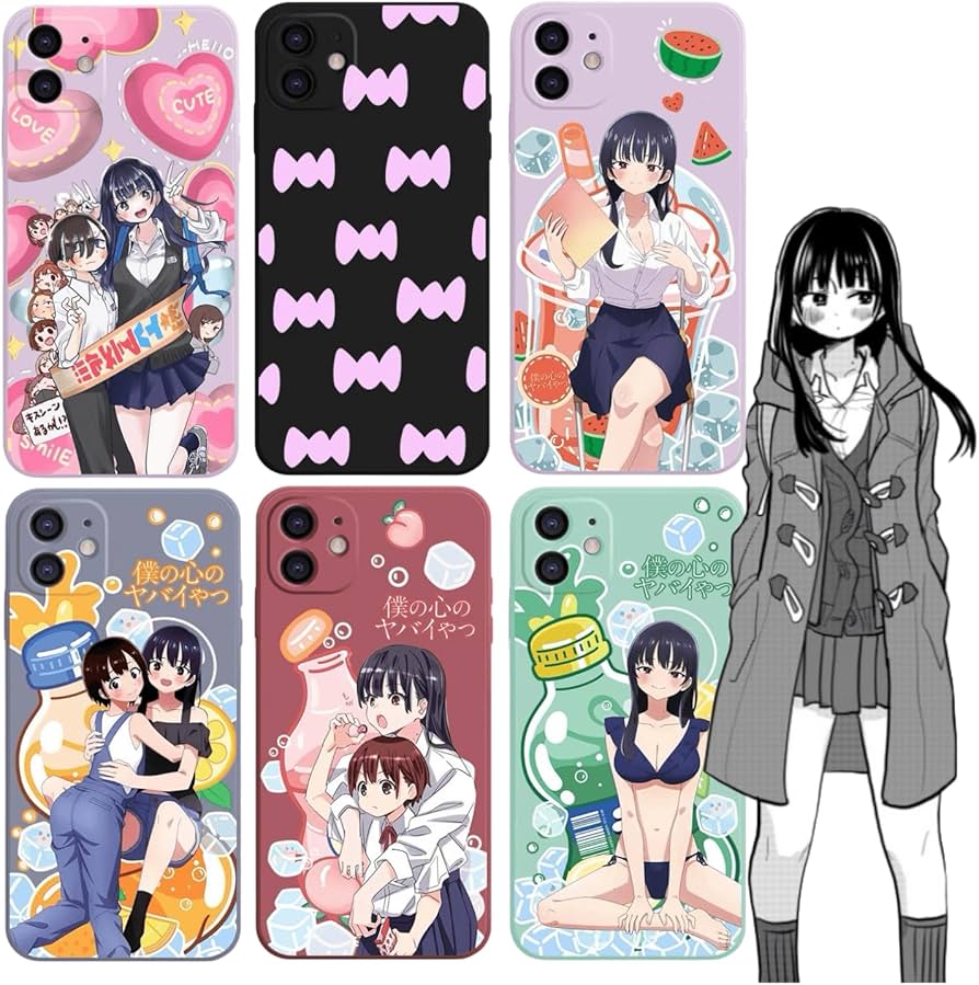 Amazon.co.jp: 2024 僕の心のヤバイやつ 僕ヤバ スマホケース iphone