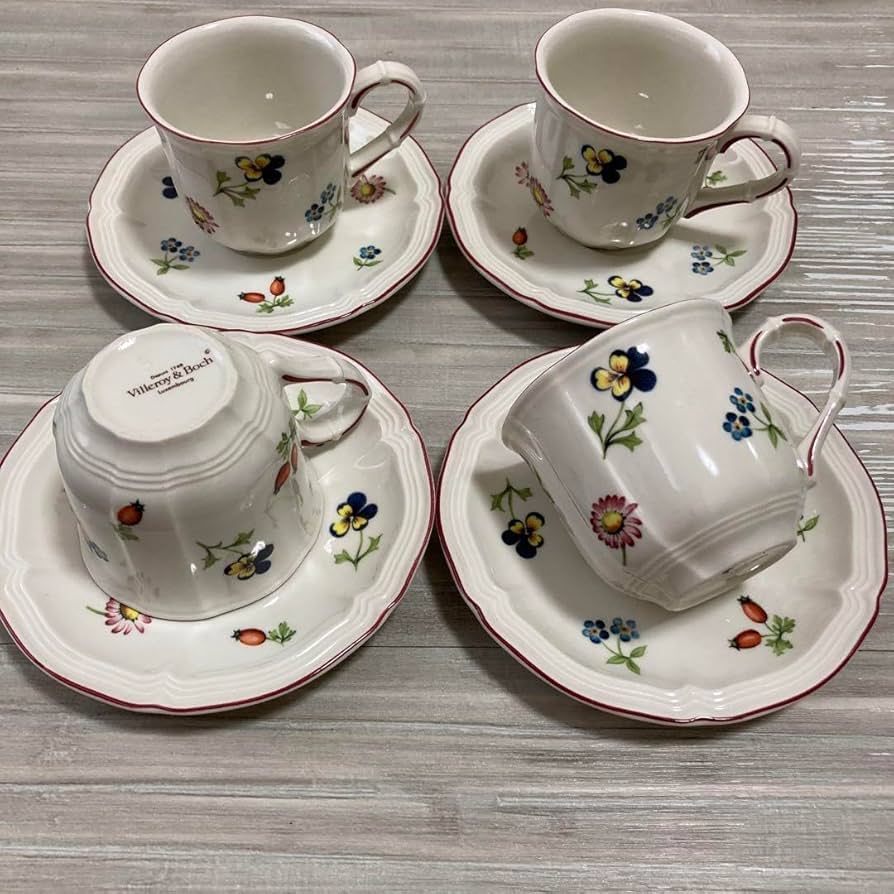 Amazon.co.jp: ビレロイ&ボッホ プチフルール カップ&ソーサー