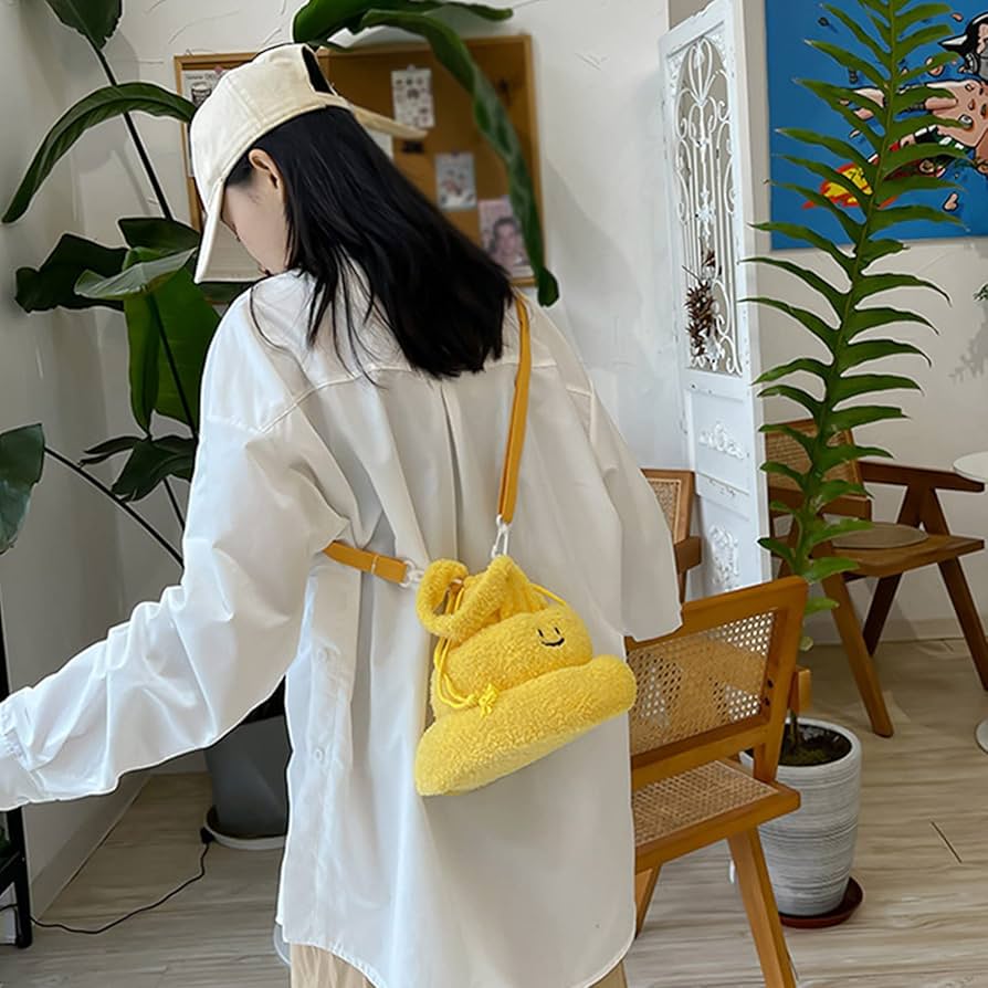 Amazon.co.jp: レディースふわふわハンドバッグぬいぐるみトートバッグ