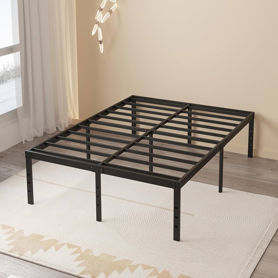 Amazon.com: Maenizi 20 Inch Queen Bed Frame No Box Spring Needed
