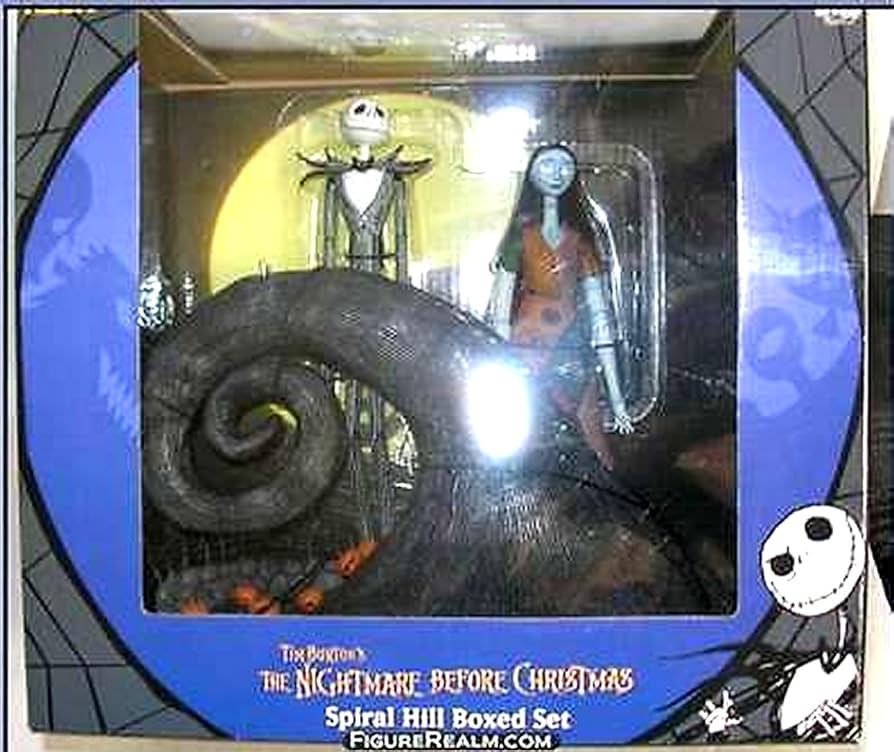 Amazon.com: Nightmare Before Christmas Jack & Sally on Spiral Hill