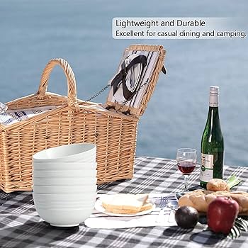 Amazon.com: Homestockplus [Non Ceramic] 34 Oz Big Bowls， Soup