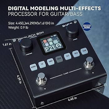 Amazon.com: M-VAVE ANN Blackbox Guitar Pedal 80 Editable Presets