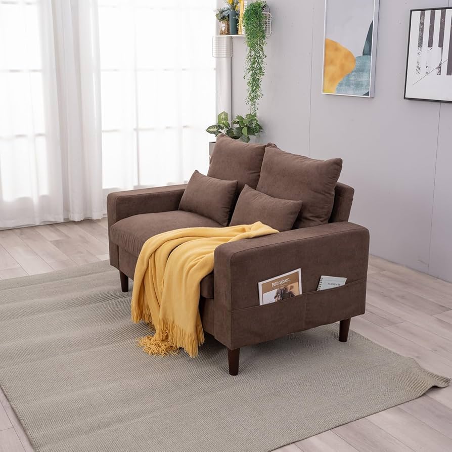 Amazon.com: Panana 2 Seater loveseat Sofa Couch, Compact 150 cm 2