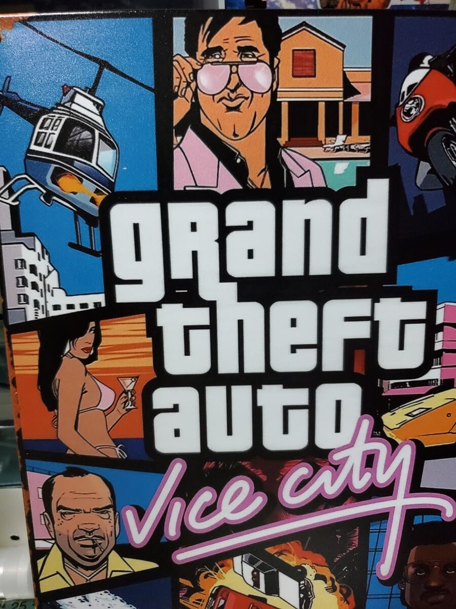 Amazon.co.jp: グランドセフトオート バイスシティ看板 メタルサイン