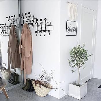 Amazon.co.jp: 実用的なコートラック、クラシックなハングイットオール