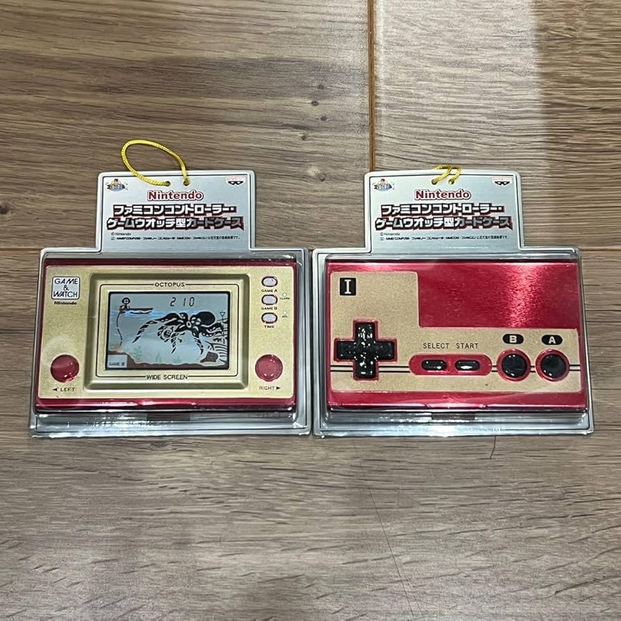 Amazon.co.jp: ファミコンコントローラー ゲームウォッチ型 カード