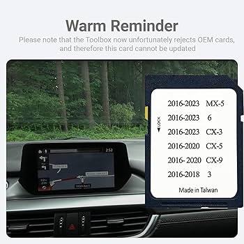 Amazon.com: Latest GPS Navigation SD Card BHP166EZ1T for 3 6 CX-3