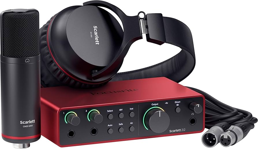 Amazon.com: Focusrite Scarlett 2i2 Studio 4th Gen USB Audio