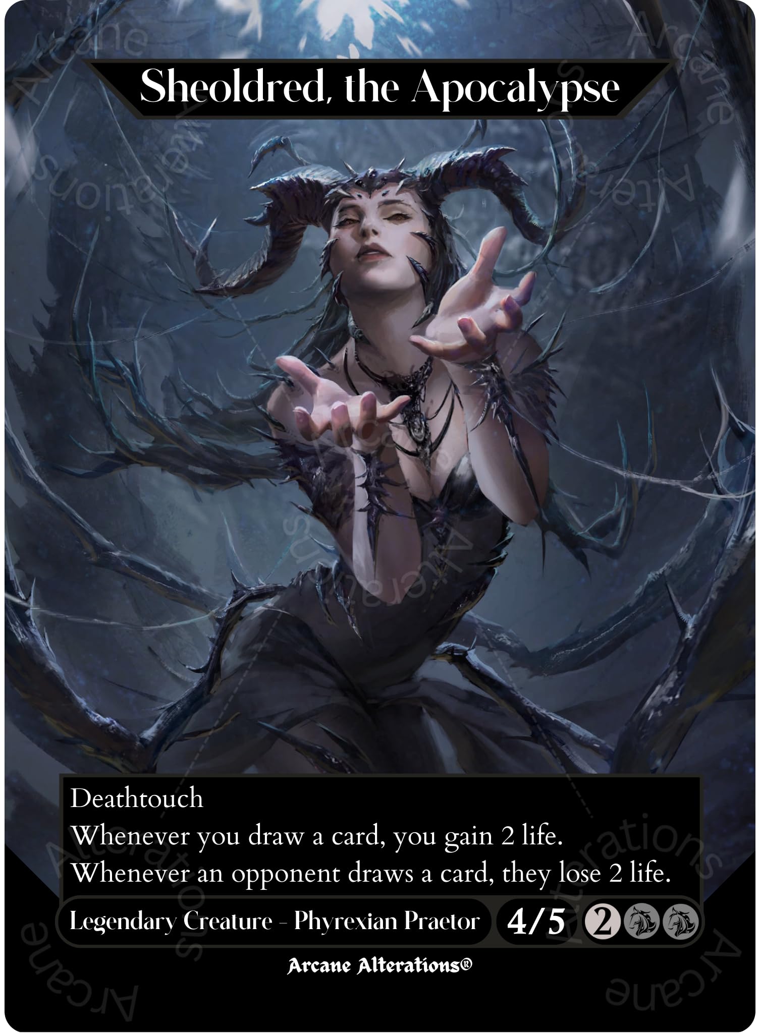 Amazon.com: Arcane Alterations Sheoldred, The Apocalypse - Full