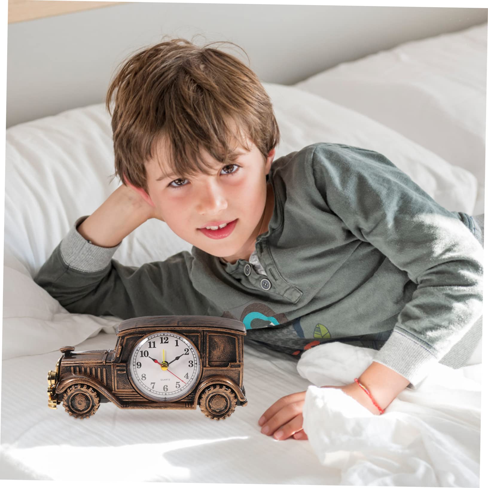 Amazon.co.jp: NUOLUX 車用目覚まし時計 装飾時計 家用コレクション