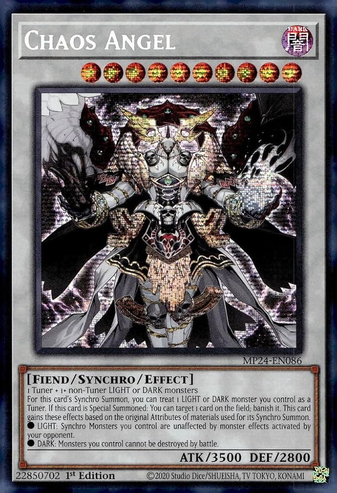 Amazon.com: Chaos Angel - MP24-EN086 - Prismatic Secret Rare - 1st
