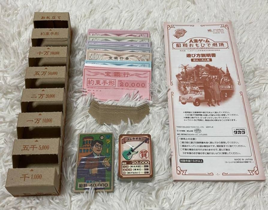 Amazon | 人生ゲーム 昭和おもひで劇場 レトロゲーム 昭和レトロ 限定