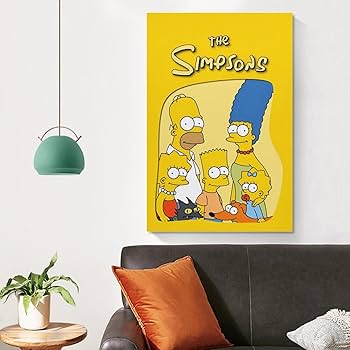 Amazon.co.jp: シンプソンズ アートポスター 飾り絵 かわいい