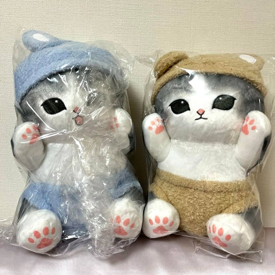 Amazon.co.jp: モフサンド にゃんぱんつ BIG ぬいぐるみ 全2種セット