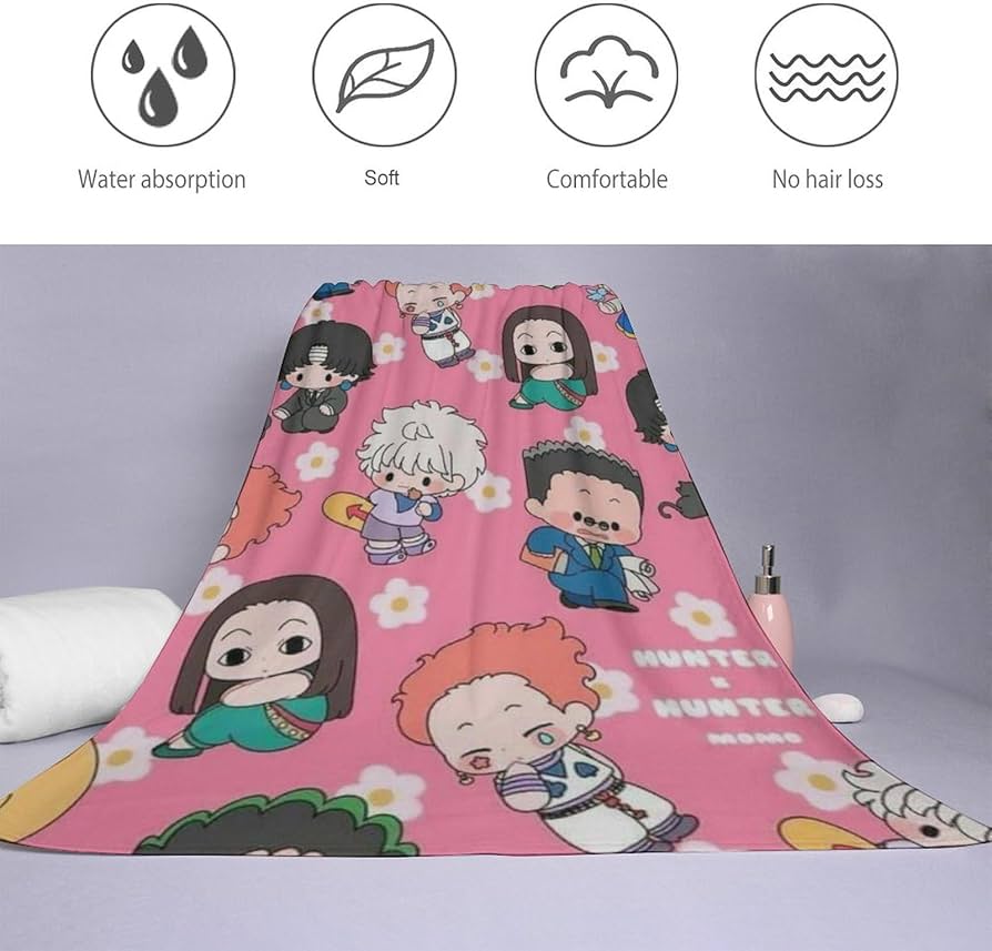 Amazon｜ハンター×ハンターHUNTER×HUNTERバスタオル タオル 大判サイズ