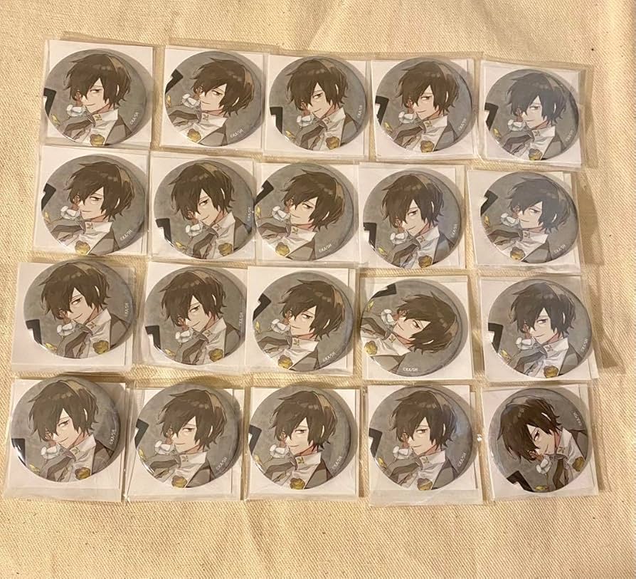 Amazon.co.jp: 文豪ストレイドッグ 春河35イラスト 缶バッジ 太宰治