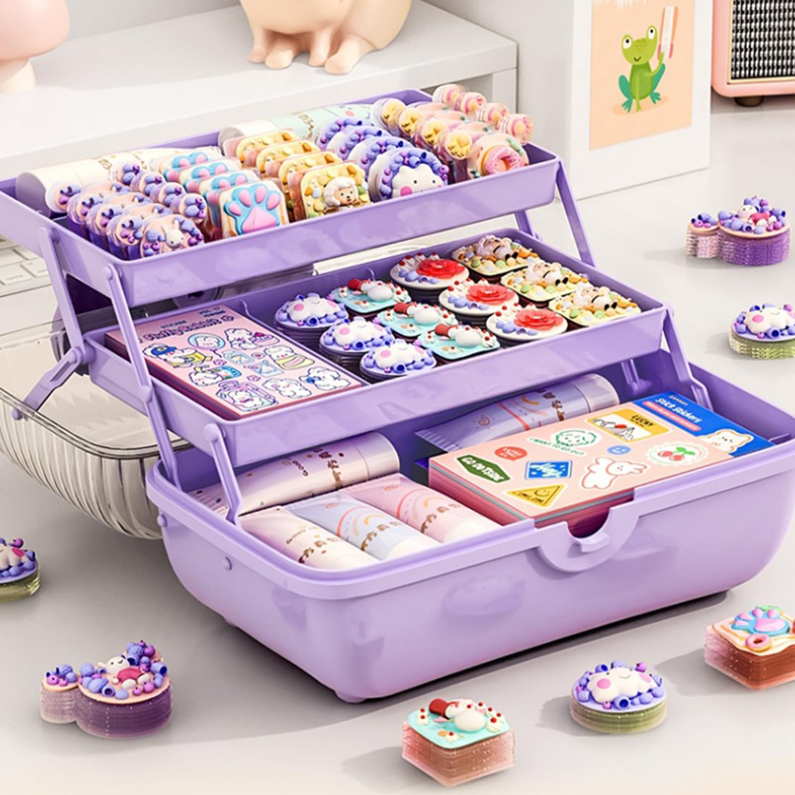 Amazon｜UOMIO 子供用おもちゃジュエリーボックス 防塵・防水 丈夫で