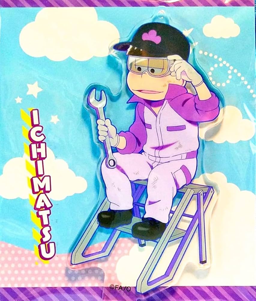 Amazon.co.jp: おそ松さん 空港松 アクリルスタンド カラ松 エンスカイ