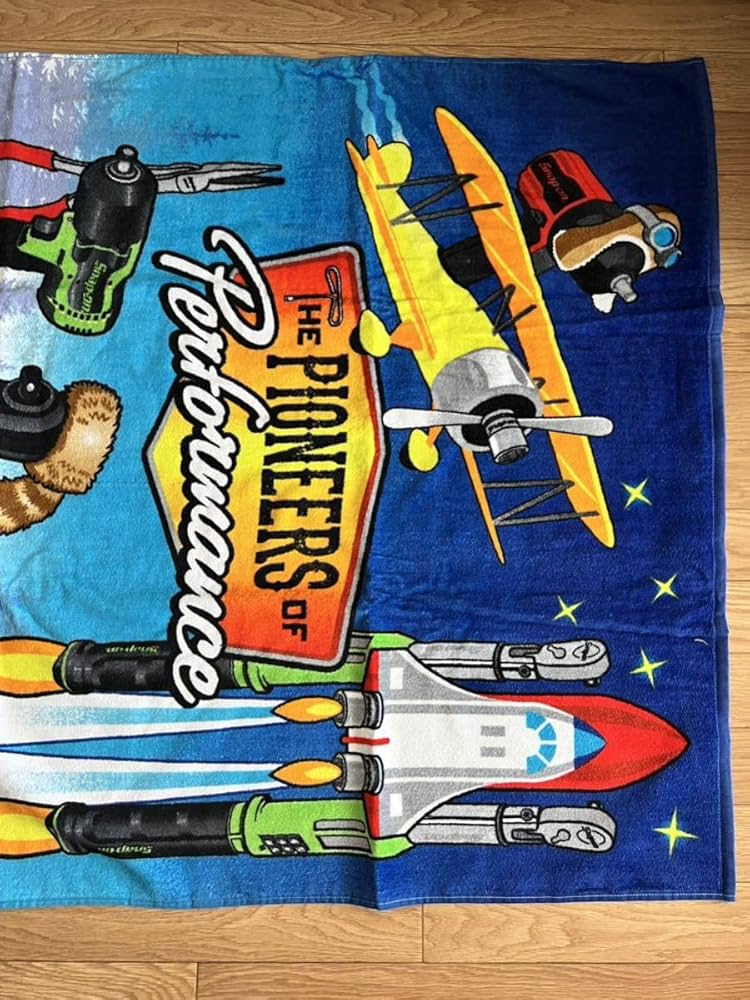 Amazon.co.jp: snap-on スナップオン ビーチタオル 100周年 : ホーム