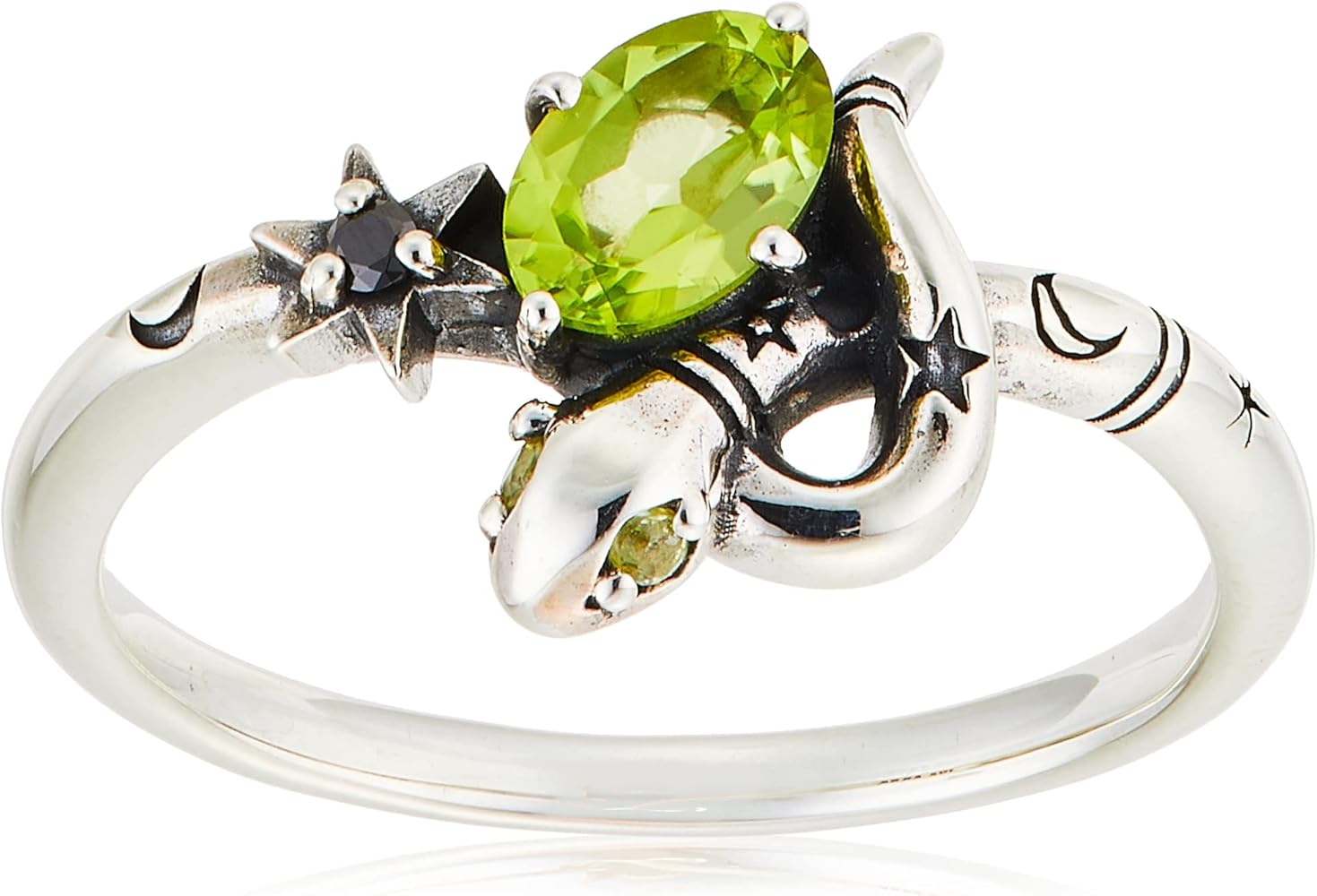 Amazon.co.jp: [アナ スイ] シルバー925 ペリドット スネークモチーフ