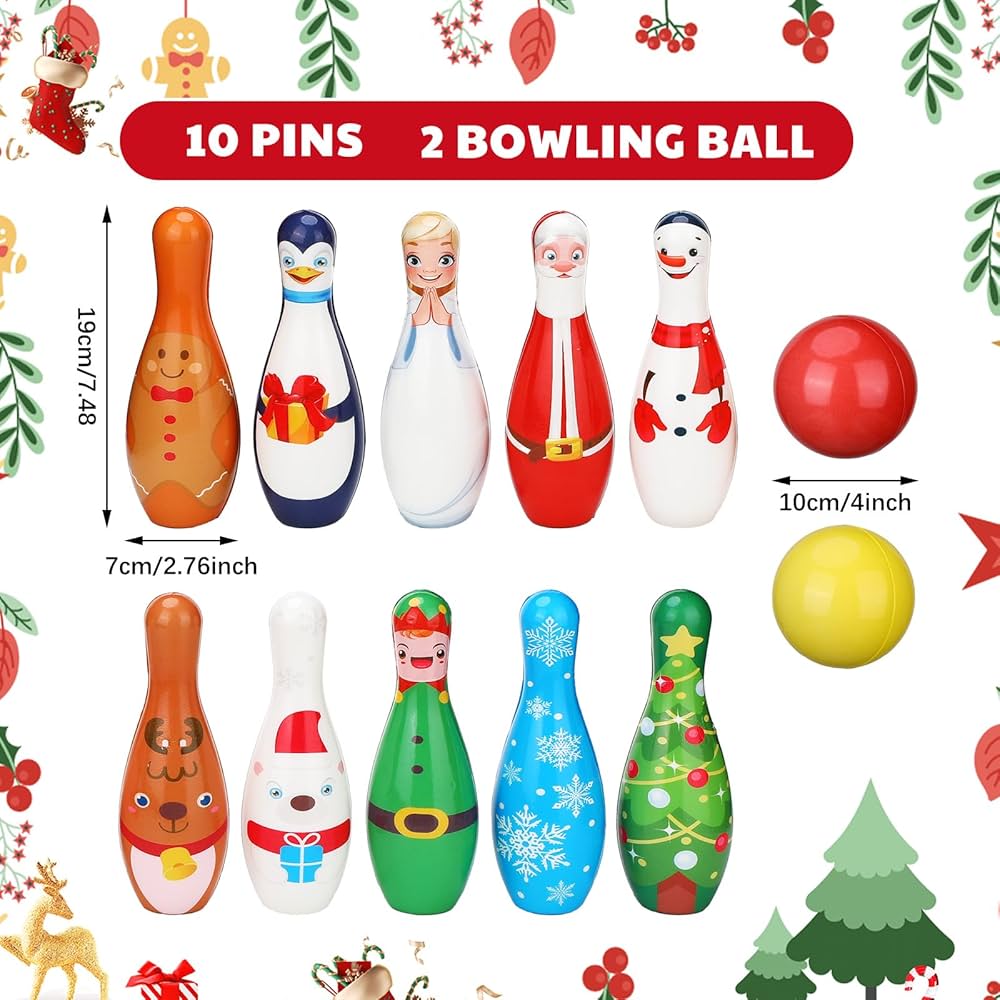 Amazon | Syhood クリスマスフォームボーリングセット 子供用