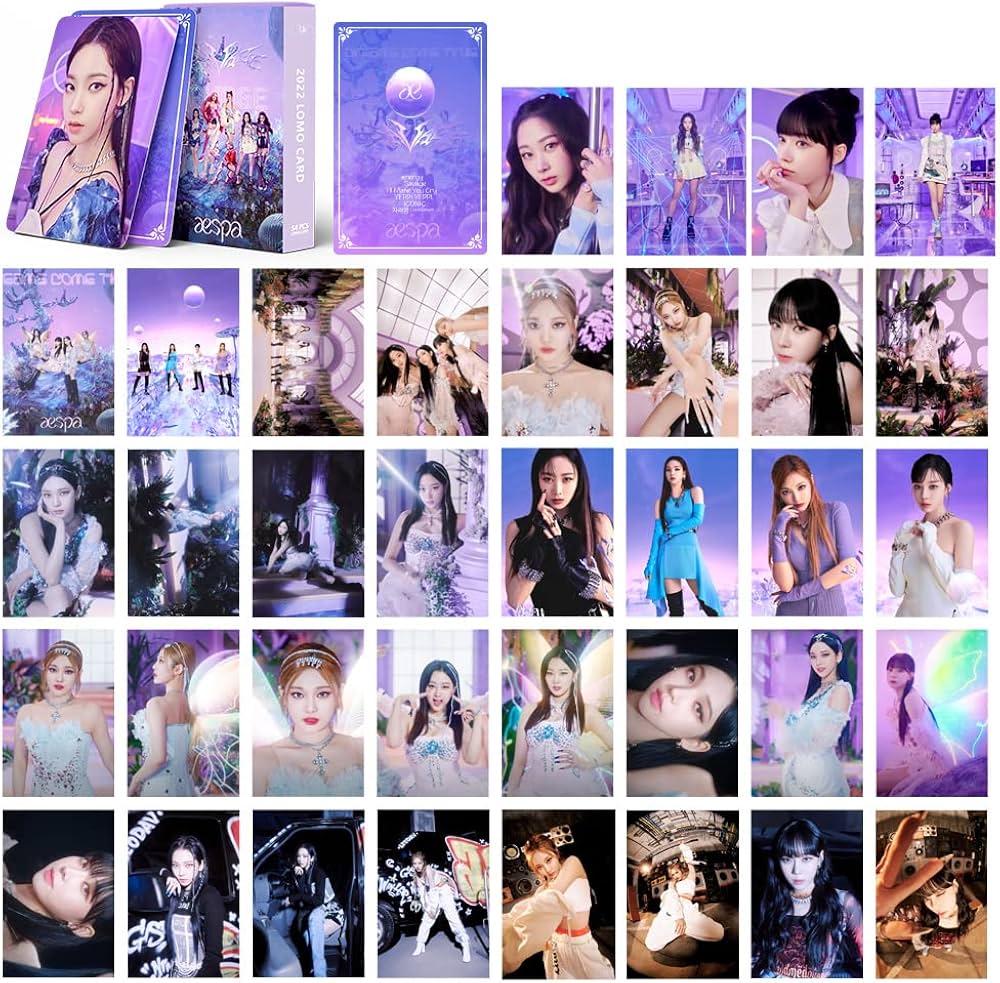 Amazon.co.jp: for aespa 2022 LOMO CARD SET FOR aespa エスパ 2022