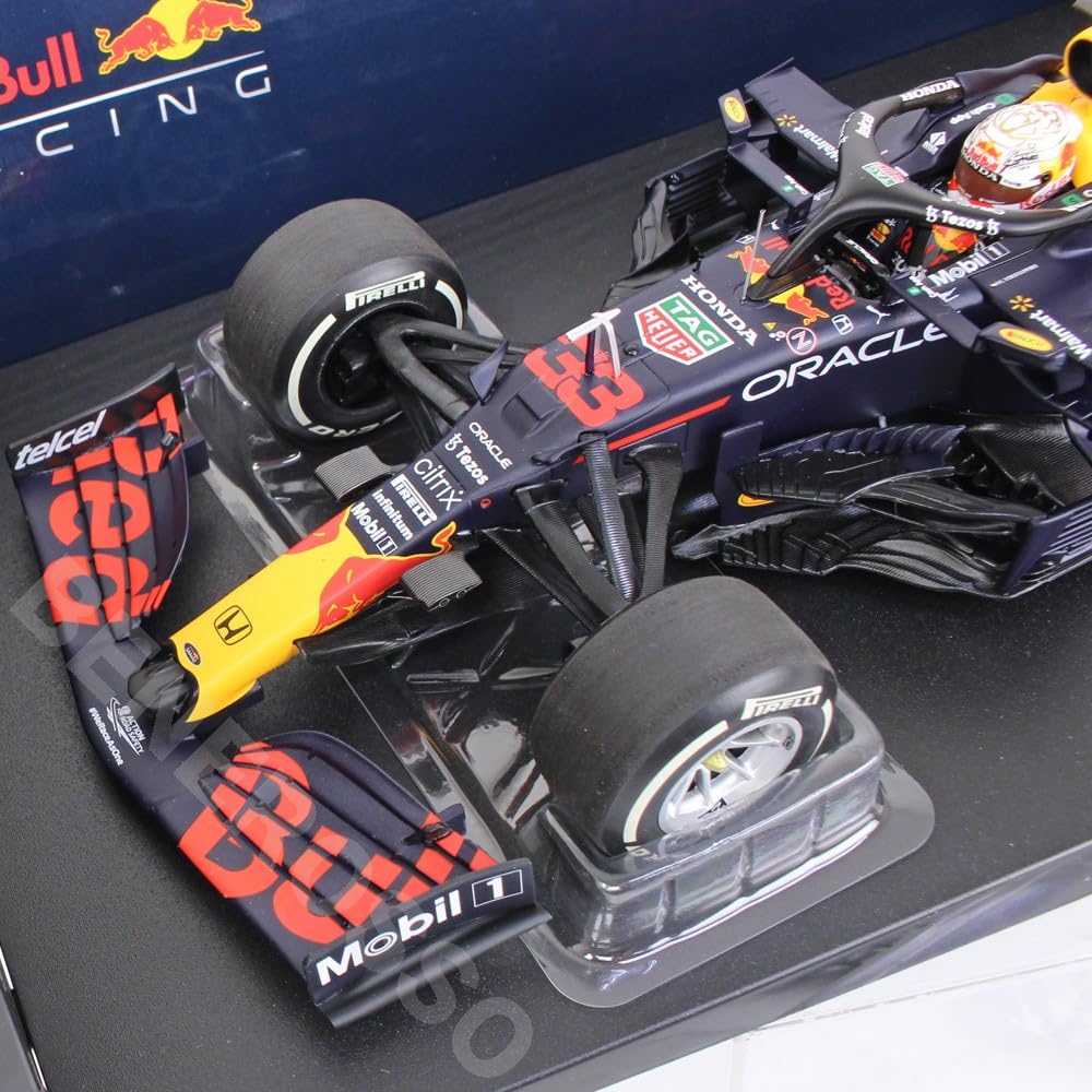 Amazon.com: Minichamps 1:18 Red Bull Racing Honda RB16B - Max