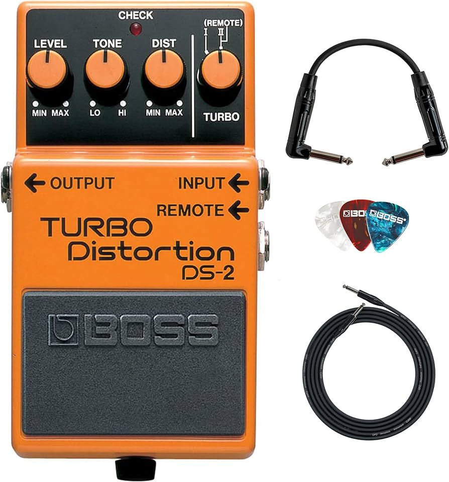 Amazon.com: Boss DS-2 Turbo Distortion Bundle with Gearlux