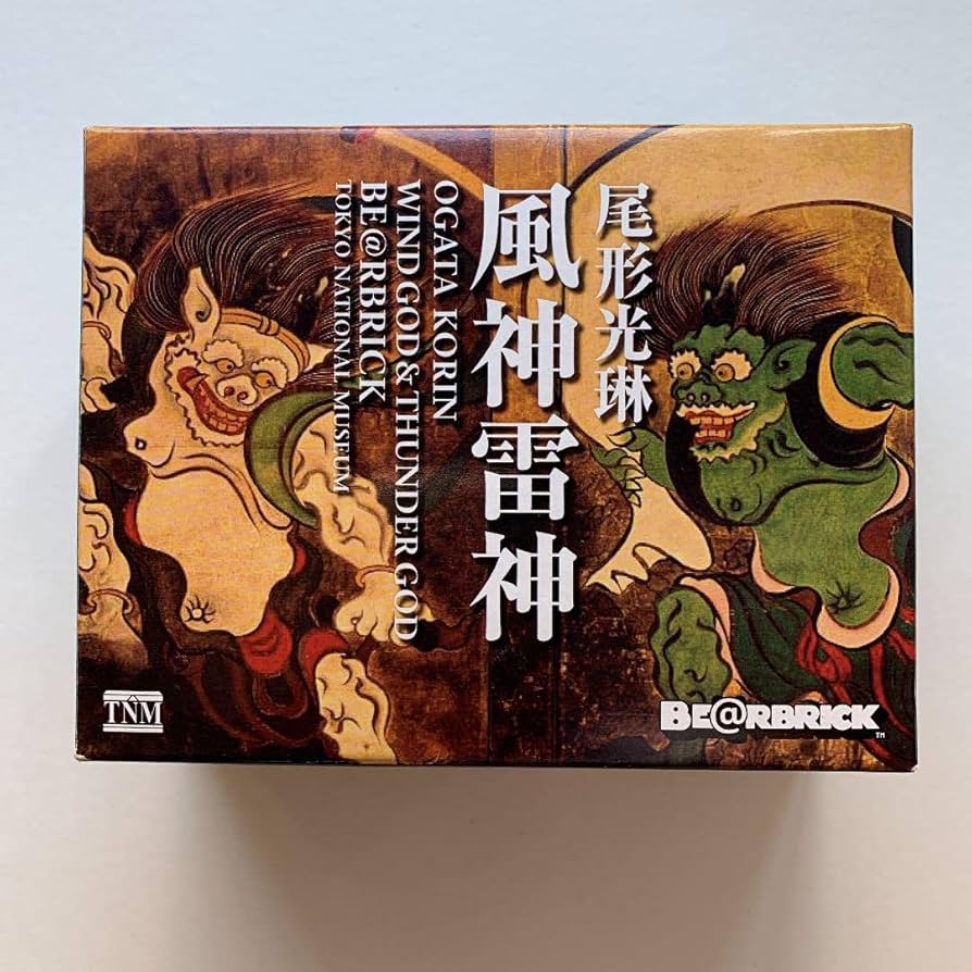 Amazon | 風神雷神 ベアブリック フィギュア 尾形光琳 | フィギュア