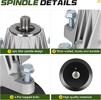 Amazon.com : 2 Pack 46 inch Spindle Assembly 618-06989 918-06989