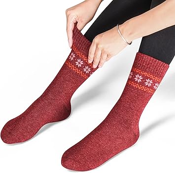 Amazon.com: NinetoFiveLife Pack of 4 Womens Merino Wool Socks