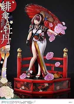 Amazon.co.jp: RISMA WING 藤ちょこ氏オリジナルイラスト 緋傘と牡丹