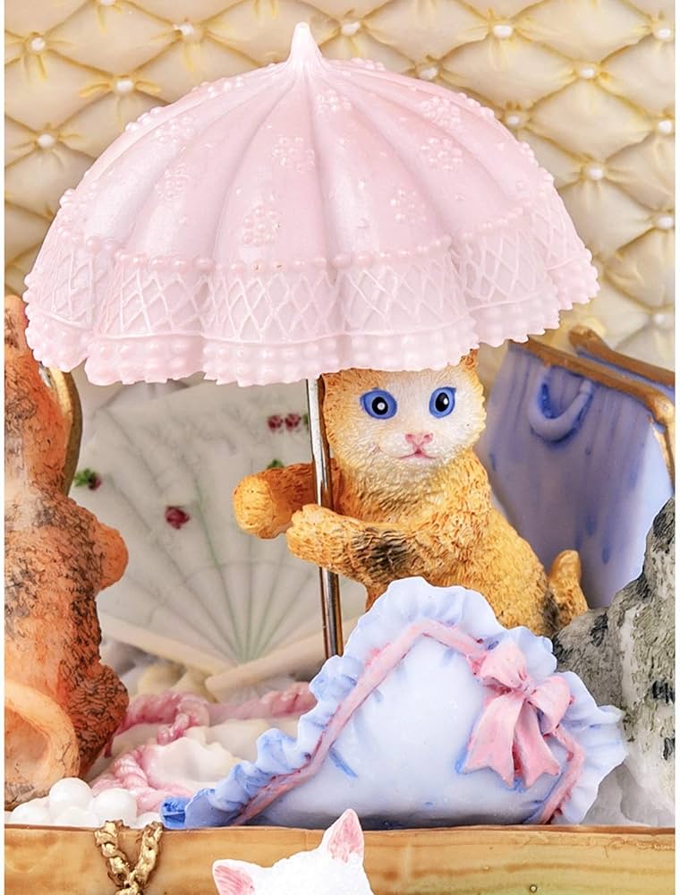 Amazon.co.jp: オルゴール猫オルゴールオルゴール回転誕生日プレゼント