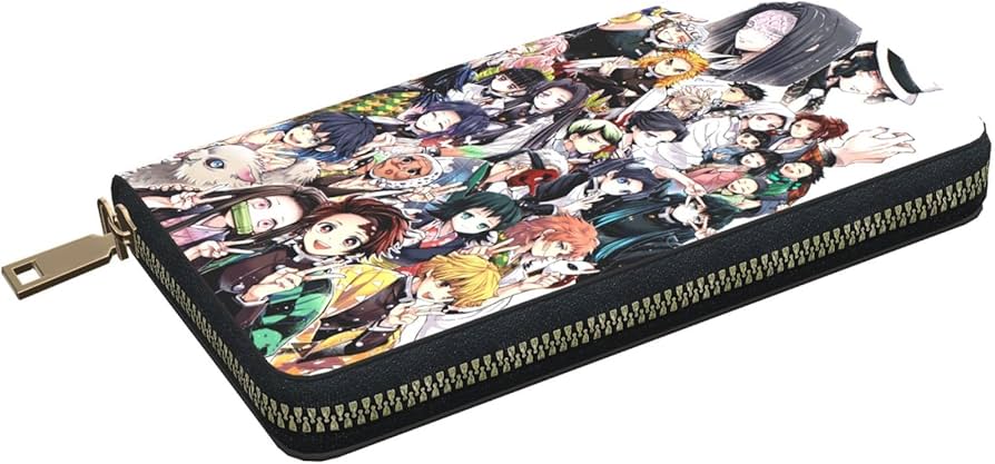 Amazon.co.jp: 財布 鬼滅の刃 長財布 レザー ながざいふ 小銭入れ