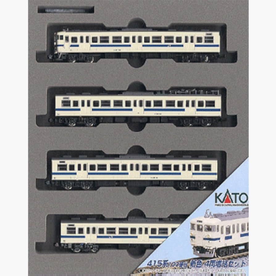 Amazon | KATO Nゲージ 415系 100番台 新色 増結 4両セット 10-438