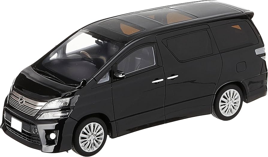 Amazon | 京商 1/18 トヨタ ヴェルファイア ブラック KSR18004BK 完成