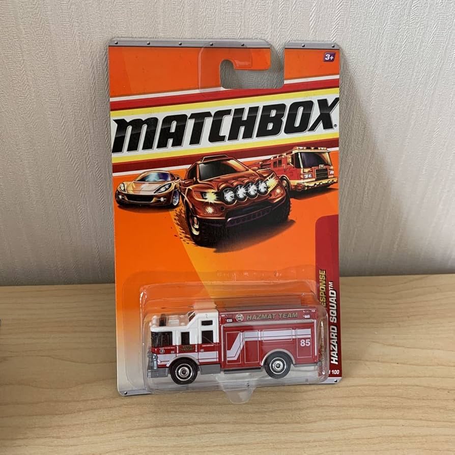 Amazon.co.jp: 絶版 マッチボックス 消防車 MATCHBOX HAZARD SQUAD
