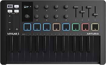 Amazon.com: Arturia MiniLab 3 - Universal MIDI Controller for