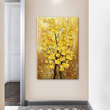 Amazon.co.jp: アートパネル 風水 絵 玄関 油絵 絵画 金運アップお