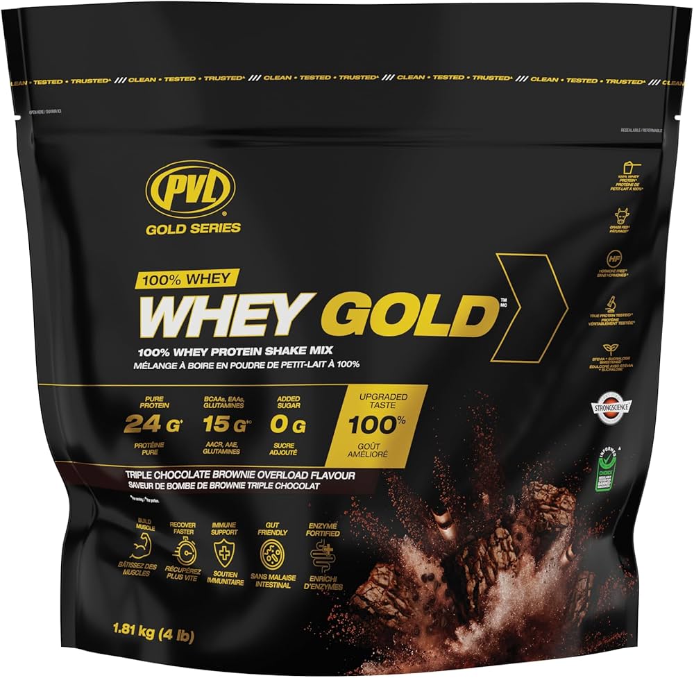 PVL Whey Gold Vanilla Soft Serve Supreme 1.81 kg (4 lbs) (4 lbs